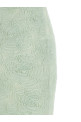 'Flower Mesh Flounce' dress Green