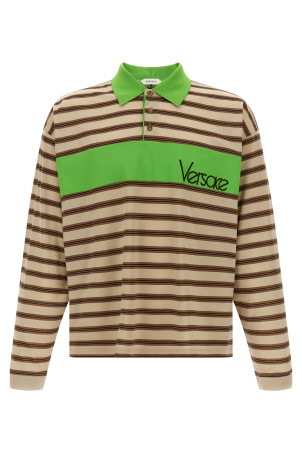 Поліестерна сорочка з інтарсією, різнокольорова VERSACE 10255121A184396K980