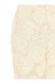 'Flower Mesh Tube' dress White
