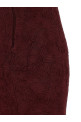 'Flower Mesh Flounce' dress Bordeaux