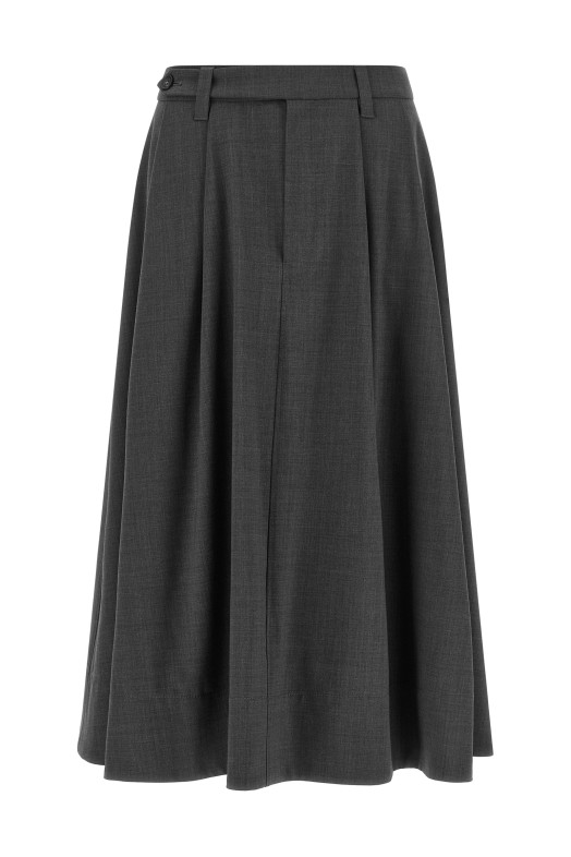 Колесная юбка, серая BRUNELLO CUCINELLI M0W07G3951C4078