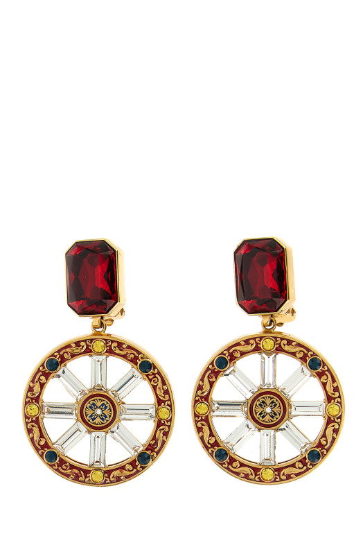 Серьги «Ruota Carretto», разноцветные WES6C4W111187579
