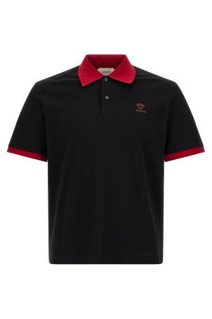 'Medusa' polo shirt Black