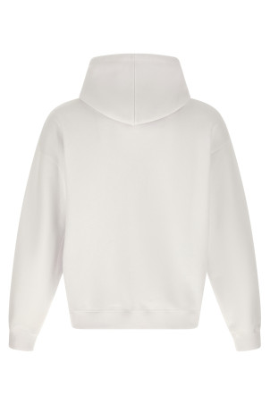 Logo patch hoodie White
