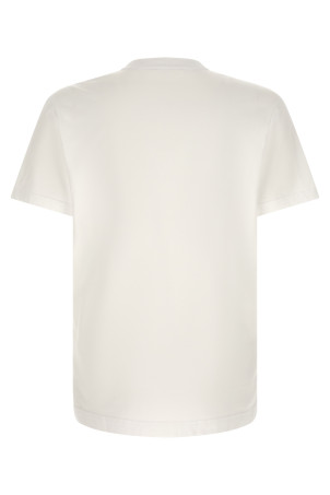 Openwork logo t-shirt White