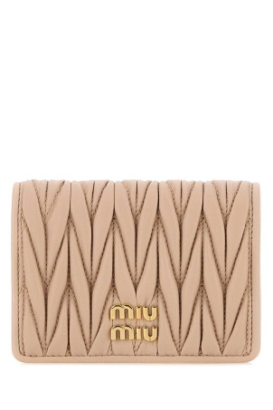 Pink leather wallet MIU MIU (5MV204AFPP)