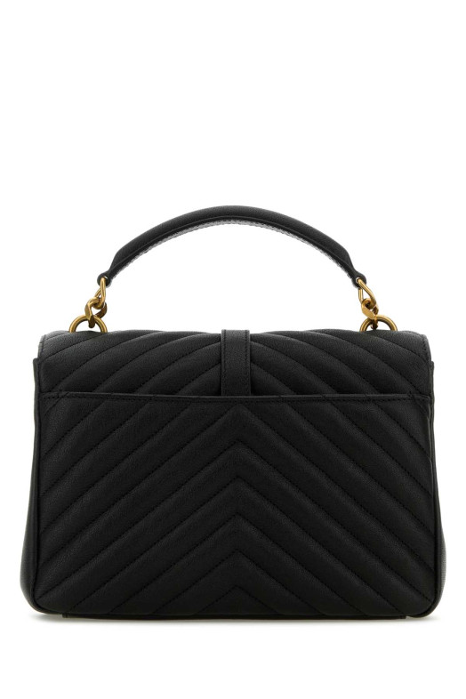 Черная сумка среднего размера в стиле «колледж» от SAINT LAURENT (600279BRM07)