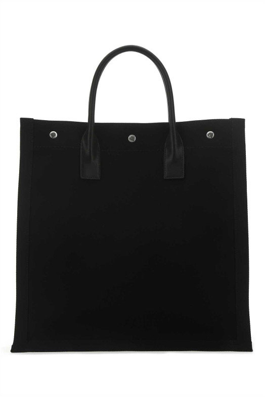 Black canvas Rive Gauche shopping bag SAINT LAURENT (63253996N9E)
