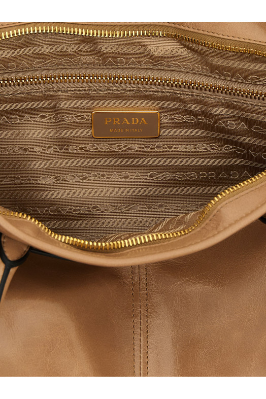 Большая сумка «Prada Bonnie» розового цвета 1BA433VMOO2CYRF0LT6