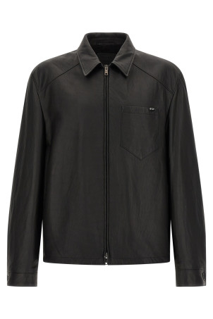 Nappa leather jacket Black