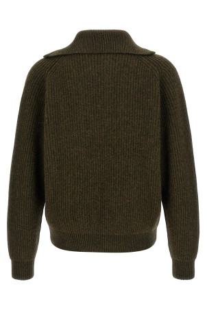 Half-zip sweater Green