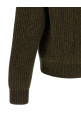 Свитер с полузастежкой-молнией, зеленый JIL SANDER J22GP0291J14848312