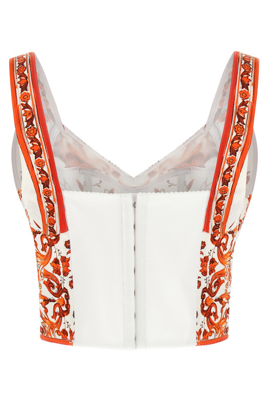 'Maiolica' top orange