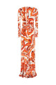'Maiolica' dress orange