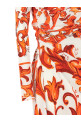 'Maiolica' dress orange