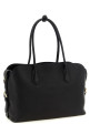 Большая кожаная сумка для покупок, черная PRADA 1BG600VOOO2HFQF0002