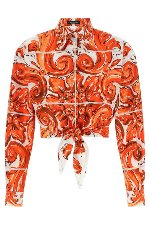 'Maiolica' shirt orange