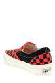 Кроссовки «Classic Slip-On Checkerboard» цвета фуксия VN000D9WFOC1