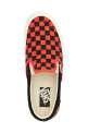 Кроссовки «Classic Slip-On Checkerboard» цвета фуксия VN000D9WFOC1