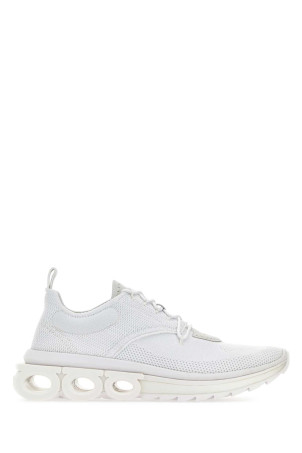 White tech knit Nima sneakers White SALVATORE FERRAGAMO (021285760648)