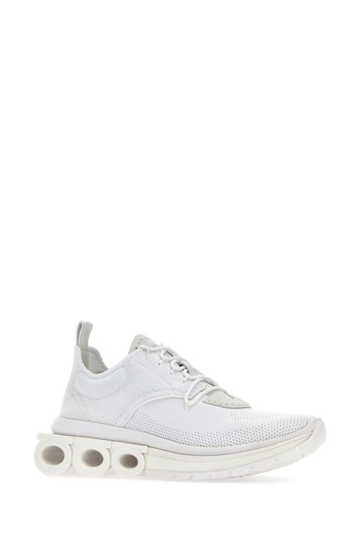 White tech knit Nima sneakers White SALVATORE FERRAGAMO (021285760648)