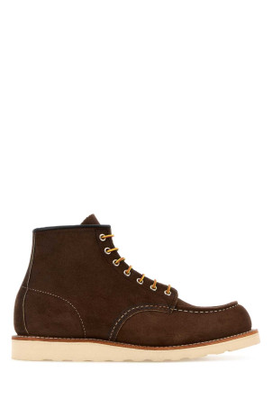 Chocolate suede ankle boots RED WING (08836D)