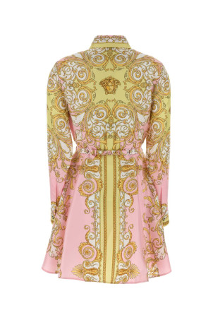 Printed twill shirt dress VERSACE (10189331A17165)