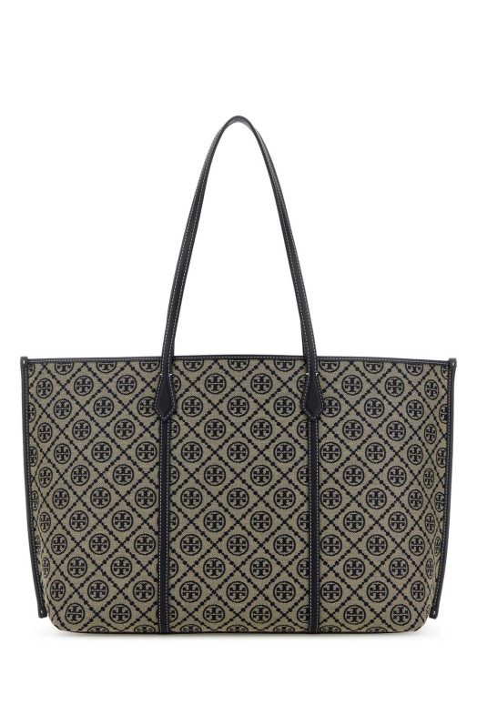 Embroidered canvas shopping bag TORY BURCH (174279)