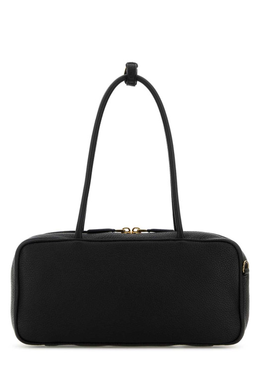 Черная кожаная сумка через плечо PRADA (1BB126VONO2DKV)