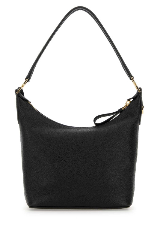 Черная кожаная сумка через плечо PRADA (1BC278VONO2DKV)