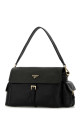 Black leather shoulder bag Black PRADA (1BD391VNOO2DX8)