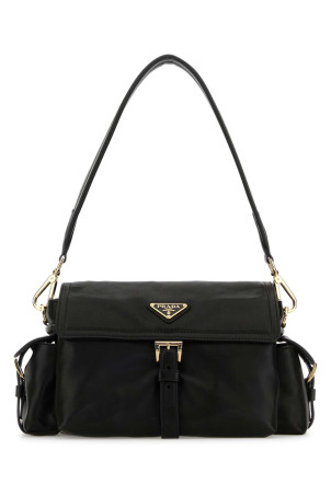 Black nappa leather Prada Explore shoulder bag Black PRADA (1BD394VNOO2DX8)