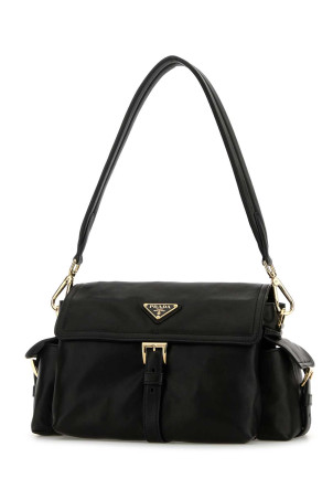 Black nappa leather Prada Explore shoulder bag Black PRADA (1BD394VNOO2DX8)