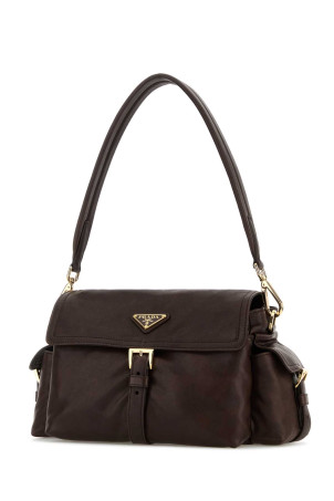 Сумка через плече Prada Explore з темно-коричневої шкіри наппа PRADA (1BD394VNOO2DX8)