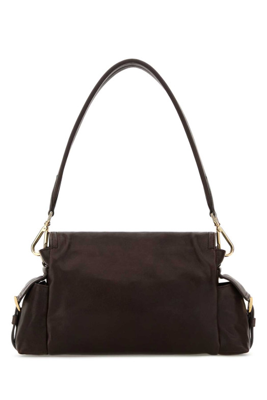 Dark brown nappa leather Prada Explore shoulder bag PRADA (1BD394VNOO2DX8)