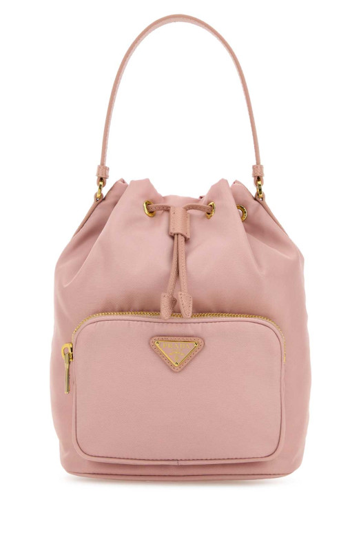 Pink Re-Nylon Duet bucket bag PRADA (1BH038VUOPRV44)