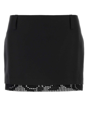 Black silk mini skirt Black MAGDA BUTRYM (219724)