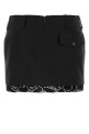 Black silk mini skirt Black MAGDA BUTRYM (219724)