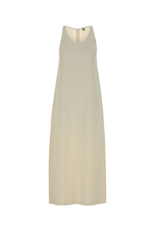 SCOOP-NECK SABLÉ DRESS TOTEME (243WRD4142FB0240070)