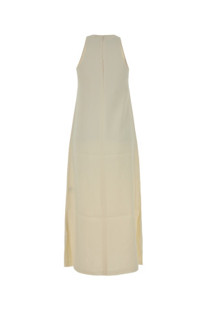 SCOOP-NECK SABLÉ DRESS TOTEME (243WRD4142FB0240070)