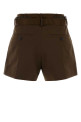 Olive green polyester blend shorts SACAI (2608291)