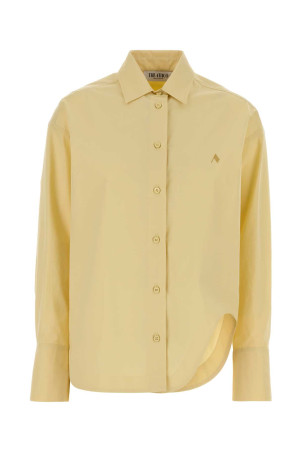 Pastel yellow poplin Diana shirt THE ATTICO (260WCH00014CCC052AA)