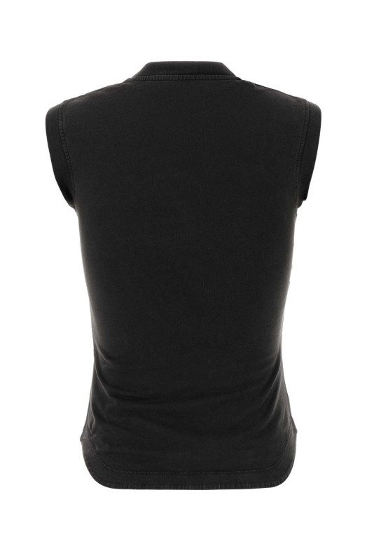 Dark brown cotton tank top THE ATTICO (260WCN00003JJJ025AA)