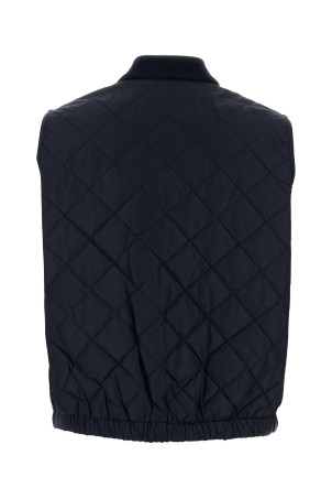 Navy blue Re-Nylon sleeveless jacket PRADA (292328SOOO1WQ9)