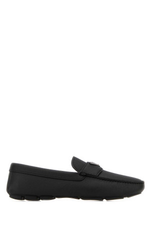 Black leather loafers Black PRADA (2DD178FU00I053)