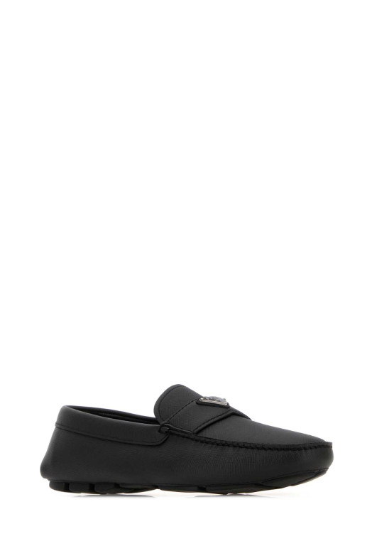 Черные кожаные лоферы PRADA (2DD178FU00I053)