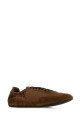 Brown nylon and suede sneakers PRADA (2EG479FG001D7C)