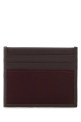 Кожаный визитник темно-коричневого цвета PRADA (2MC0252DW3)