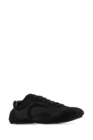 Black suede and Re-Nylon Montecarlo Re-Edition 2005 sneakers Black PRADA (4E1165FG001D7R)