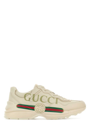 Ivory leather Rhyton sneakers GUCCI (500877DRW00)